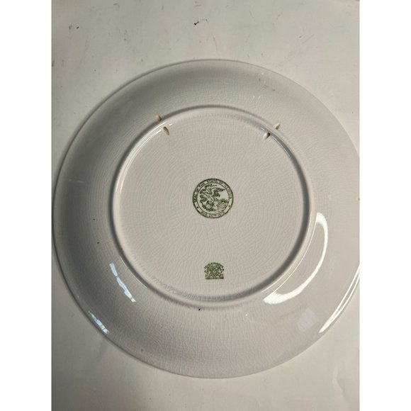 Nikko Ironstone Vintage Illinois State Plate Land of Lincoln 11- inch White - Picture 9 of 16